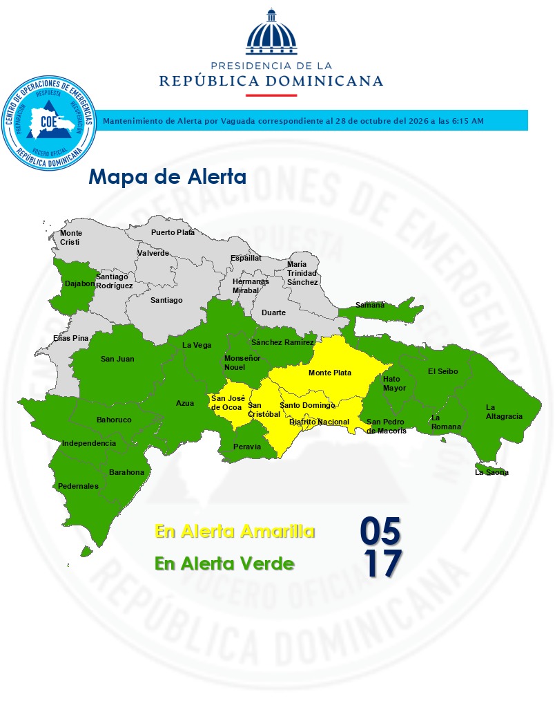 Mapa de alerta