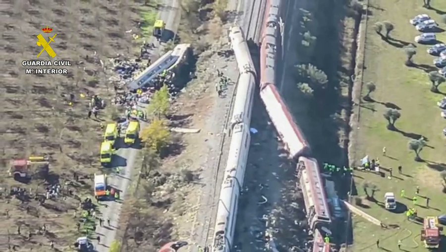 Accidente de tren en España