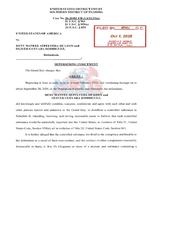 La DEA atrajo a los dos agentes de la DNCD arrestados al llegar a Miami