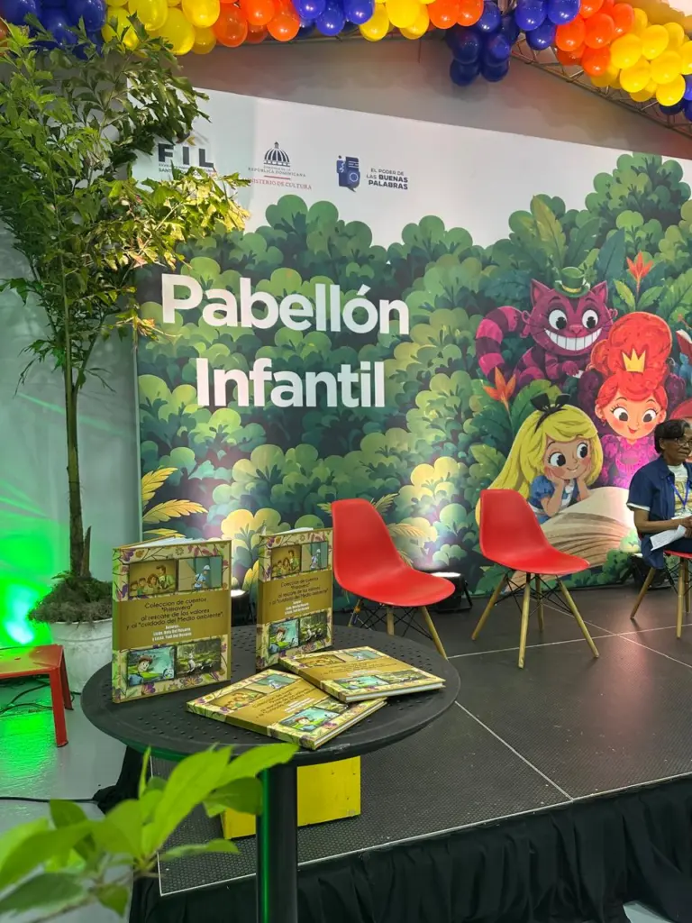 Pabellón infantil en la Feria del Libro 2026.