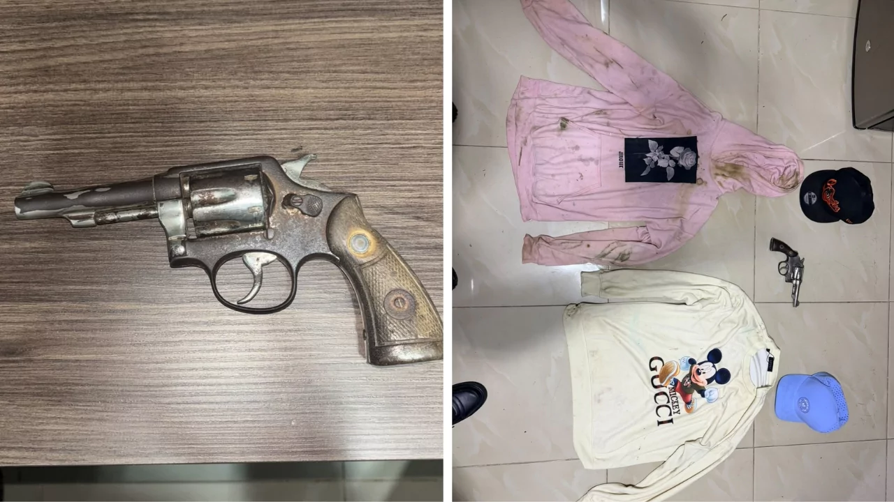 Recuperan revólver y ropa sustraída tras parto de dos adolescentes acusados ​​de robar a un sargento en Santo Domingo