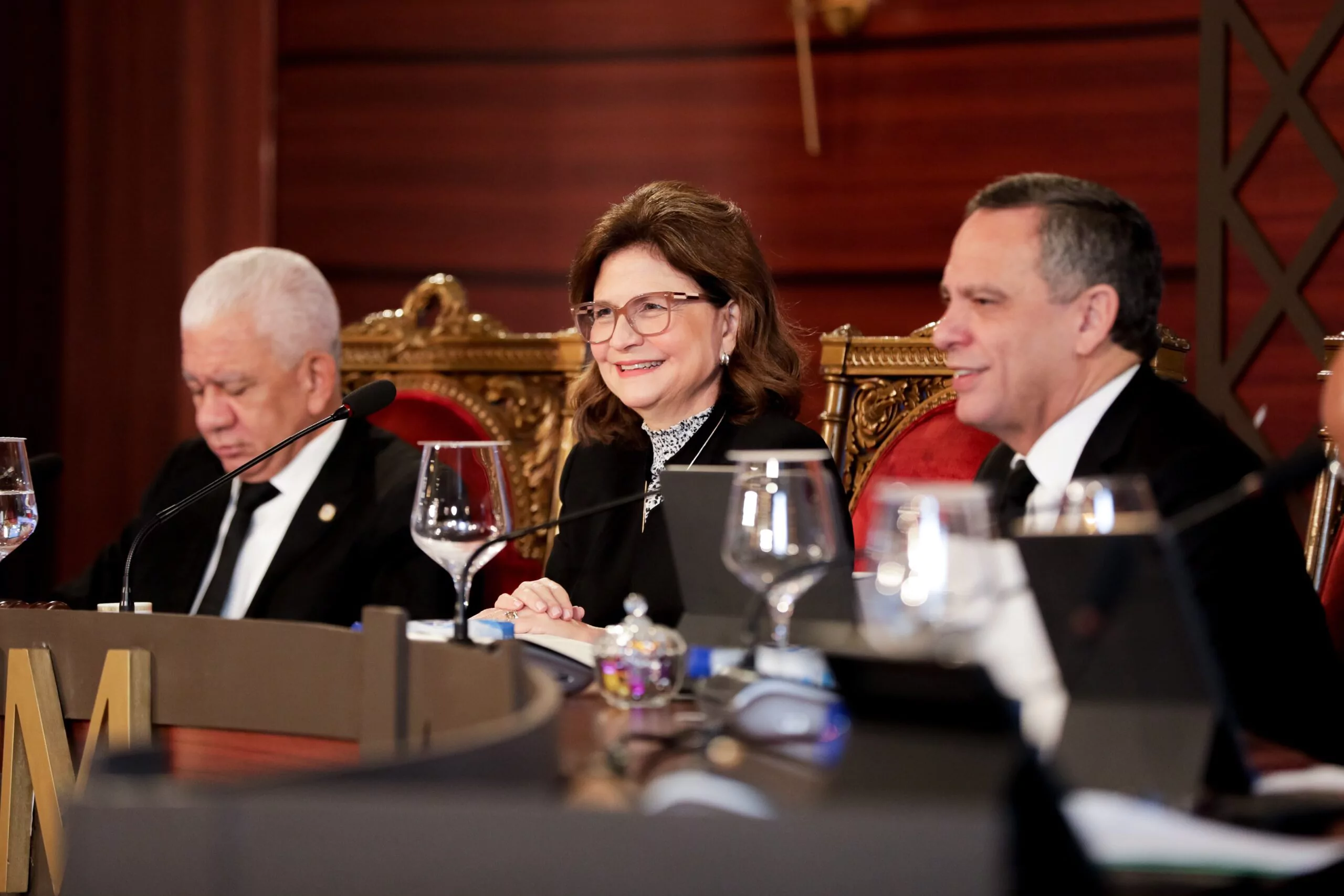Raquel Peña durante el último día de audiencias públicas del CNM para evaluar candidatos a la Corte Suprema de Justicia